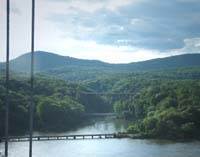 Click to enlarge photo of Popolopen Creek from the Bear Mountain Bridge