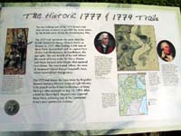 Click to enlarge photo of Historic 1777 & 1779 American Revolution Trail marker.