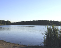 Click to enlarge photo of Lake Skannatati in Harriman State Park.