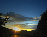 Click to enlarge photo of Sunset Bear Mountain road