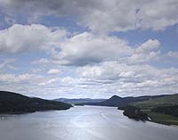 Click to enlarge photo of View of the Hudson River from Bear Mountain Bridge