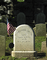 Click to enlarge photo of Washington Irving's Gravestone